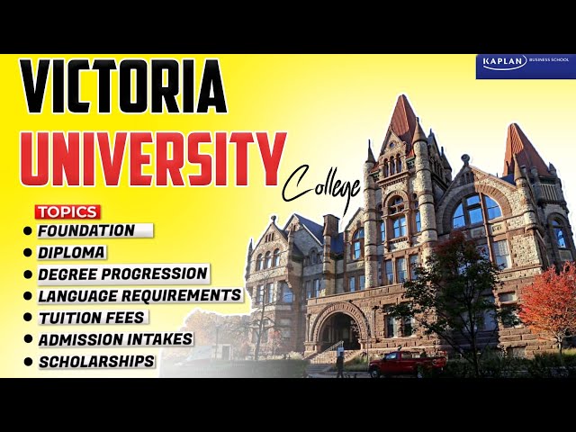 Victoria University College Canada  | Kaplan Business School Canada