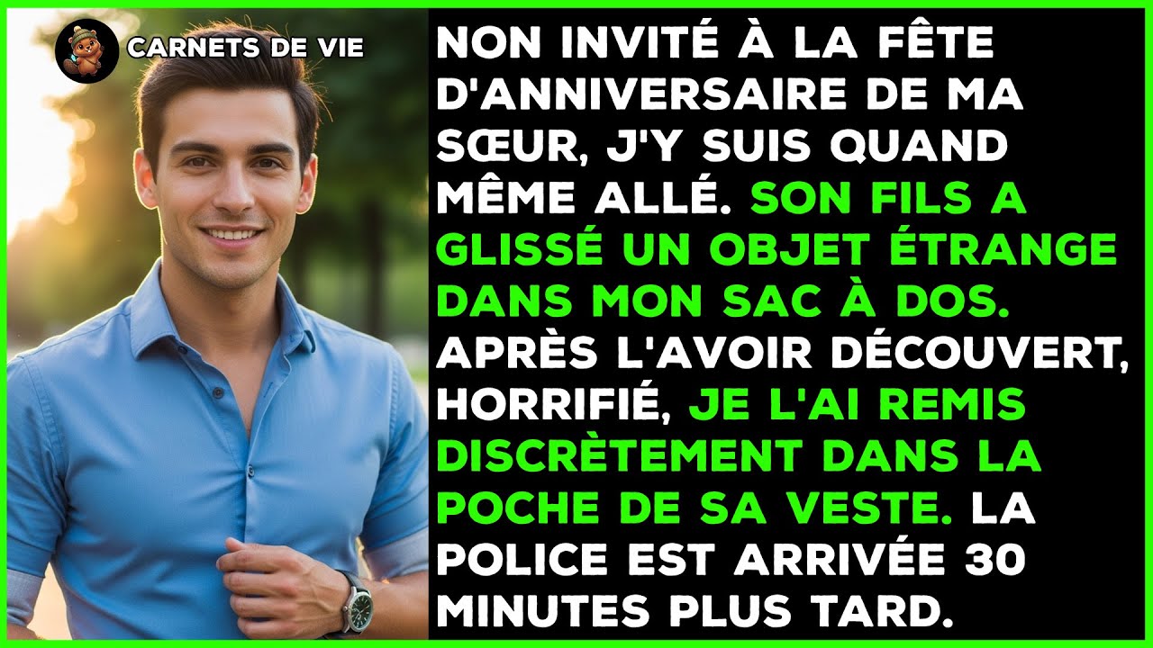 Non invité à l'anniversaire de ma sœur, mes parents ont juste appelé ça une 