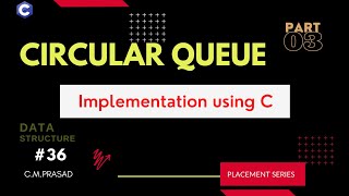 36: Circular Queue Using C language | Enqueue and Dequeue
