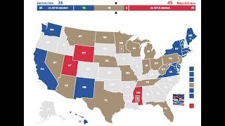 The 2018 Senate Elections as of August 19th, 2018
