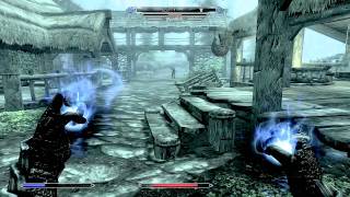 Skyrim: Force Push Vs Riverwood