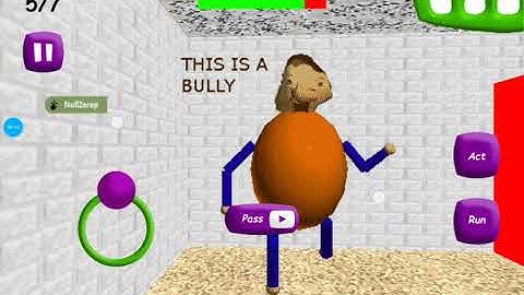 Baldi null zerep mod gameplay