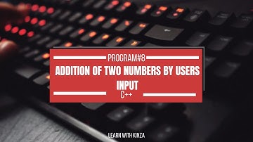 Add two numbers by taking input from user|User Input #coding #C++ #programming #oop #userinput #code