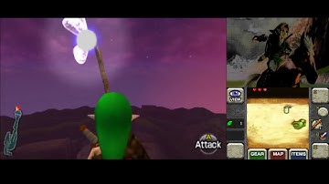 OoT3D : Enter Magic Fairy Fountain with Quick Putaway