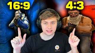 Which CSGO Resolution is the Best? 16:9 vs 4:3