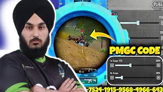 RONY OP SENSITIVITY AND CONTROL CODE | PUBGM/BGMI | RONY OP SENSITIVITY CODE | SENSI ZONE 
