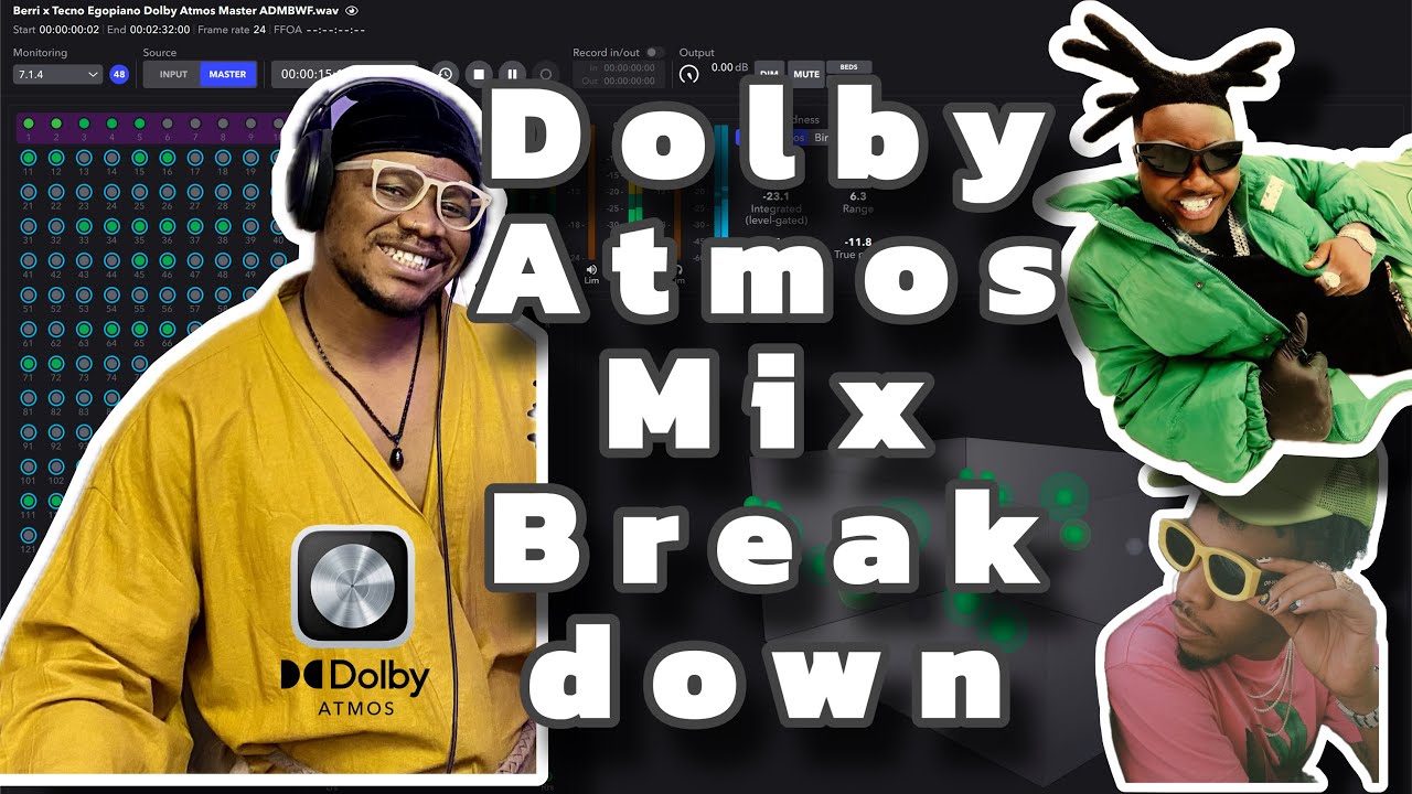 Berri Tiga X Tekno - Ego Piano #dolbyatmos Mix Breakdown Part 1 | Logic ...