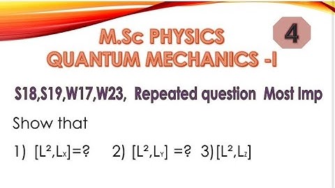 commutation  relation in quantum mechanics Hindi video