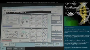Korg Kronos Mod-7 Soundset: SpectraKinematics