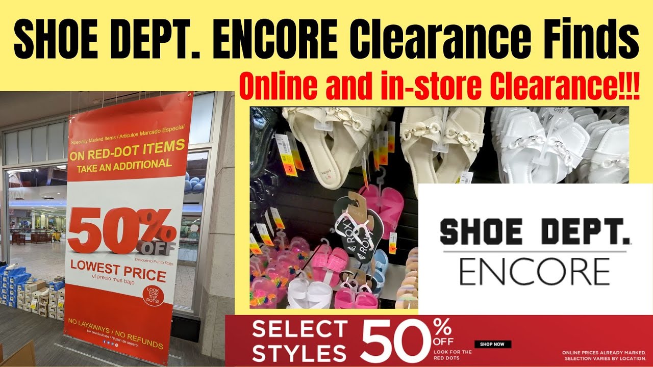 Shoe Dept. Encore Clearance Finds - YouTube