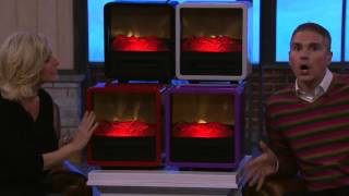 Duraflame 1500W Small Portable Heater with Realistic Flame Effect on QVC