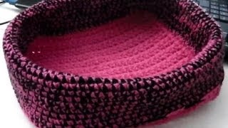 How to crochet a basket / cup / container