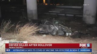 Driver Killed In Rollover Crash