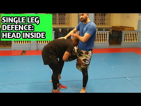 HOW TO DEFEND THE SINGLE LEG: HEAD INSIDE (Wrestling, BJJ, MMA)