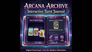 Arcana Archive: Interactive Tarot Journal & Digital Grimoire in Google Sheets 🔮✨