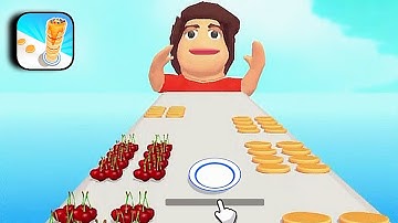 Pancake Run 🍔🍕 NEW UPDATE!! Gameplay Walkthrough (Android, iOS) | All Levels 207-209