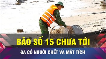 🔔Bão số 15 gây thiệt hại nặng dù chưa đổ bộ