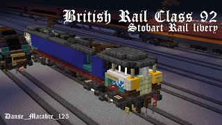 Minecraft | Stobart Rail Class 92 tutorial