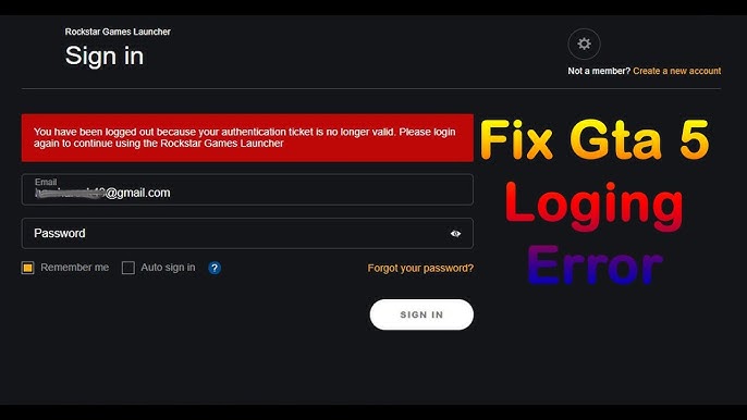 How To Fix Rockstar Games Launcher Login Issue - Mr.Helper