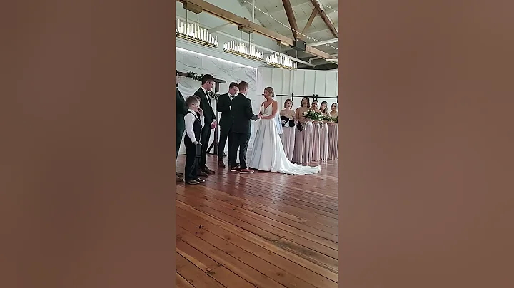 Ethan and Sierra's wedding ceremony