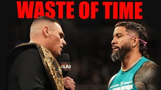 Gunther vs Jey Uso is POINTLESS! | WWE Raw REVIEW