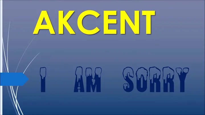 AKCENT - I M SORRY Lyrics FULL HD Video