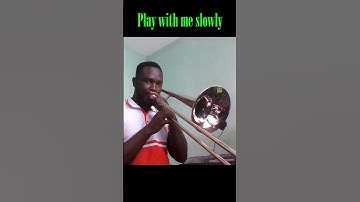 Trombone Lesson: F Major Scale on Trombone #shorts
