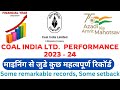 Coal india Ltd. At a glance || Performance 2023 - 24 || Crucial for mining exams