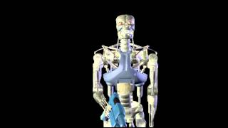 Terminator 3d test for little clip in progress