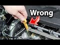 Checking Your Engine Oil? You’re Doing It Wrong