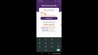 GRA Income Tax PAYE and SSNIT Calculator for Ghana Demo screenshot 5
