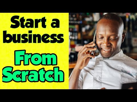 How to start a business from scratch (first step) - YouTube