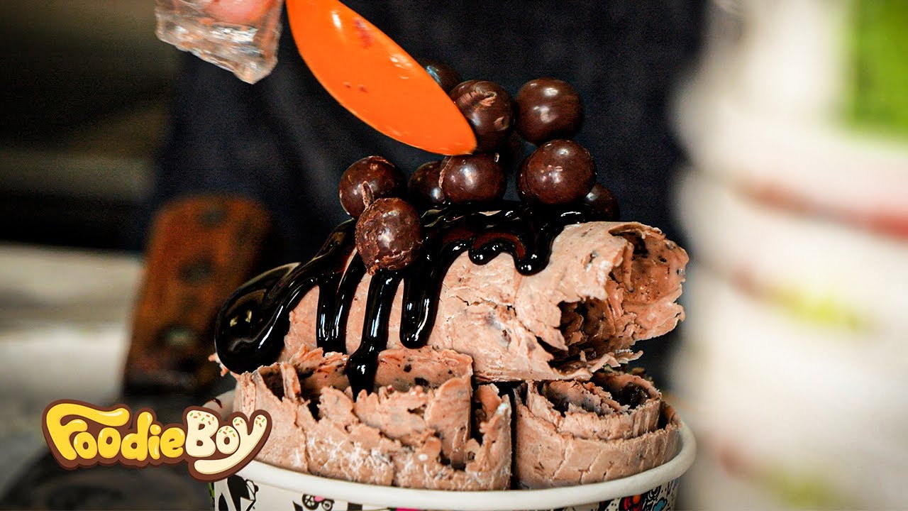 Уличная еда в булочках с мороженым в Таиланде | АСМР МОРОЖЕНОЕ