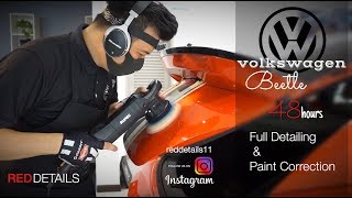 Volkswagen Beetle " Collector's Edition " Habanero Orange" Full Detailing & Paint Correction