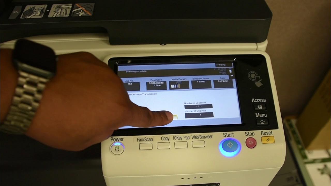 Scan to me option on copiers YouTube