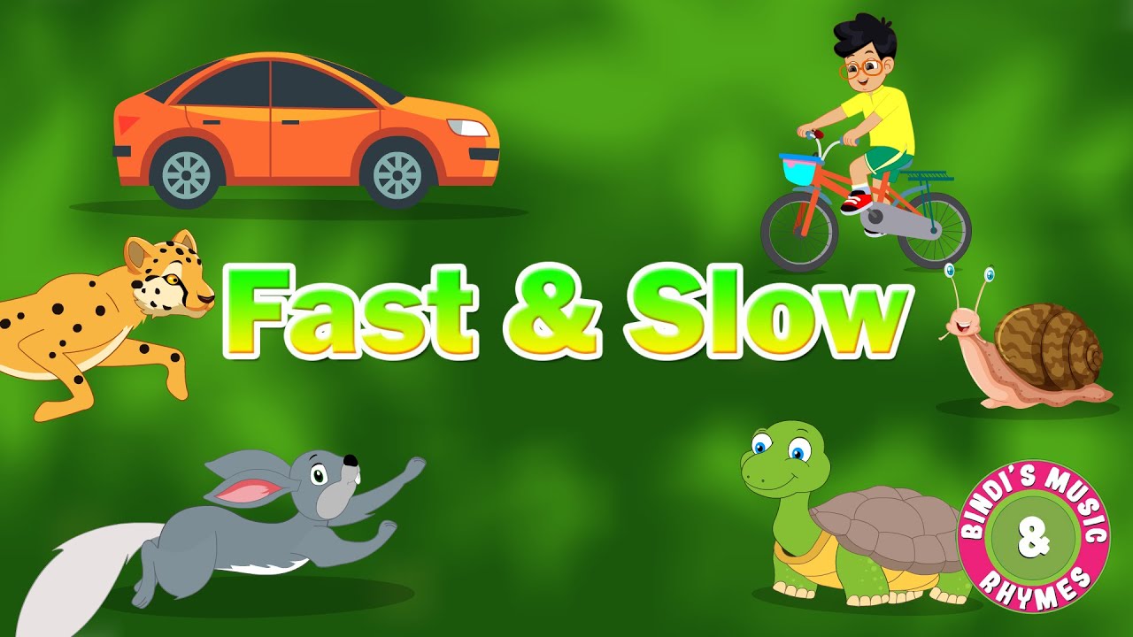 Fast Slow Concepts Educational Rhymes Bindi s Music Rhymes 