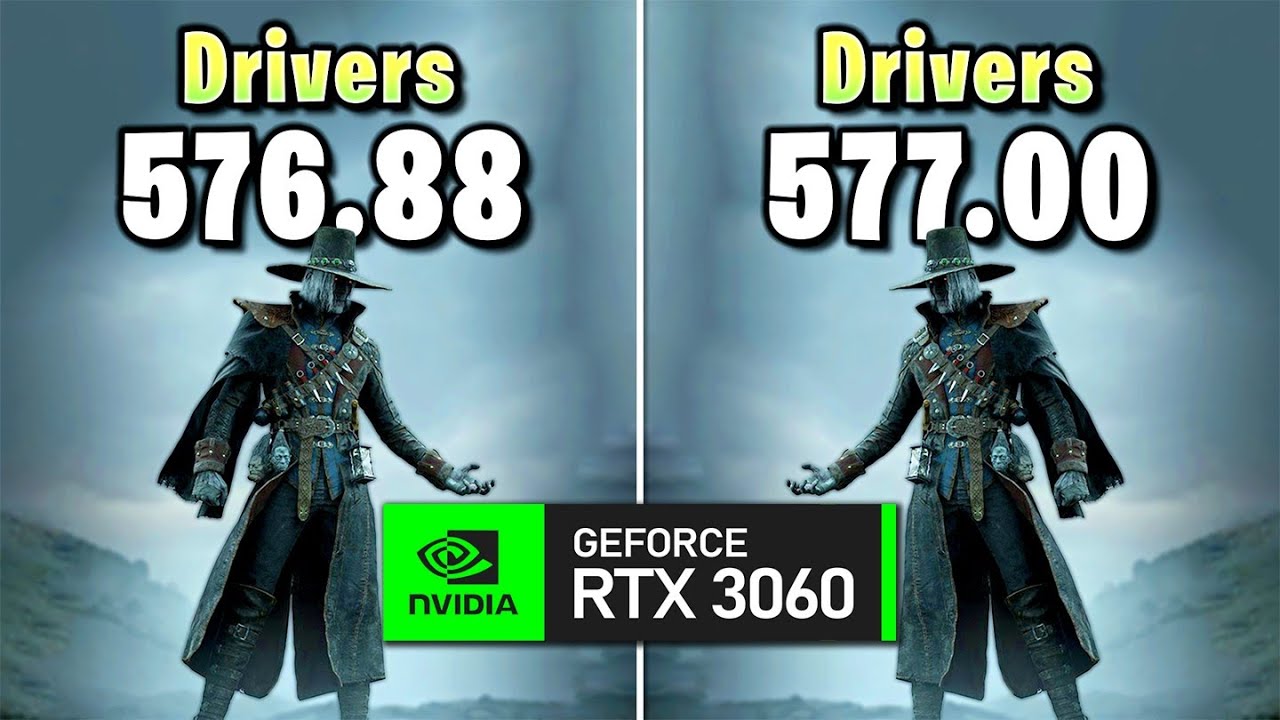 RTX 3060 Drivers 576.88 vs 577.00 – 9 Games Benchmark! - YouTube
