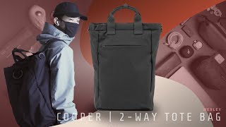 WEXLEY COOPER | 2-WAY TOTE BAG / Minimalistic and Strong Material Tote Pack - BPG_175 #totebag