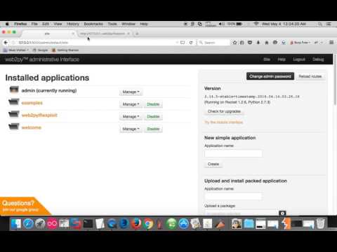 web2py 2.14.5 CSRF Vulnerability