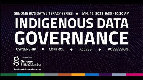 INDIGENOUS DATA GOVERNANCE 01-12-23