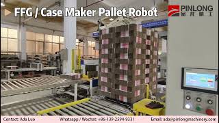 FFG /Case Maker Pallet Robot Palletizer for Box Produce