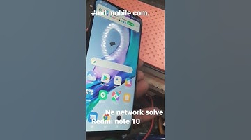 Redmi Note 10 no network solution by MD mobile sml...