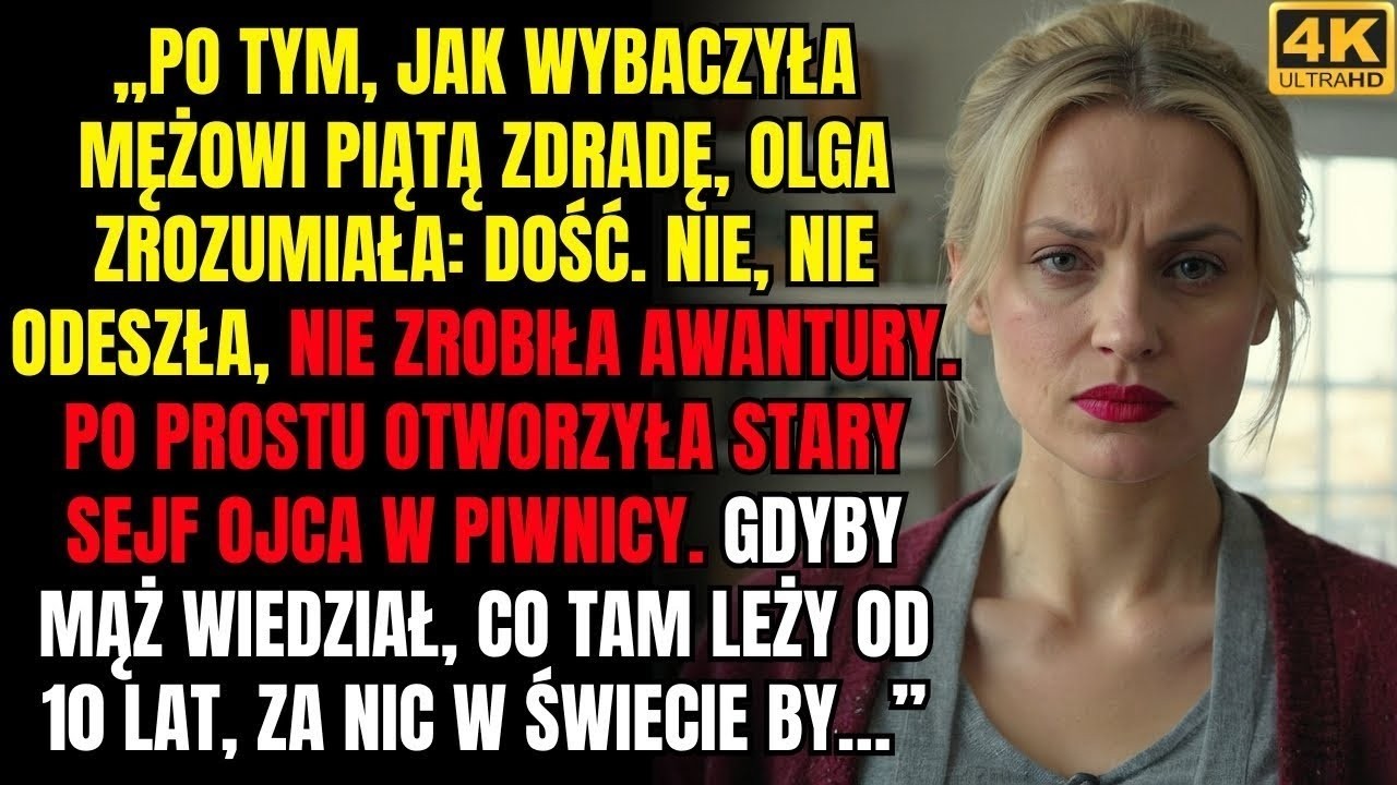 Po tym, jak dowiedziała się o piątej zdradzie męża, postanowiła — ma dość! Zeszła do piwnicy i