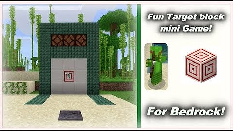 Target Block Mini Game! (Bedrock)