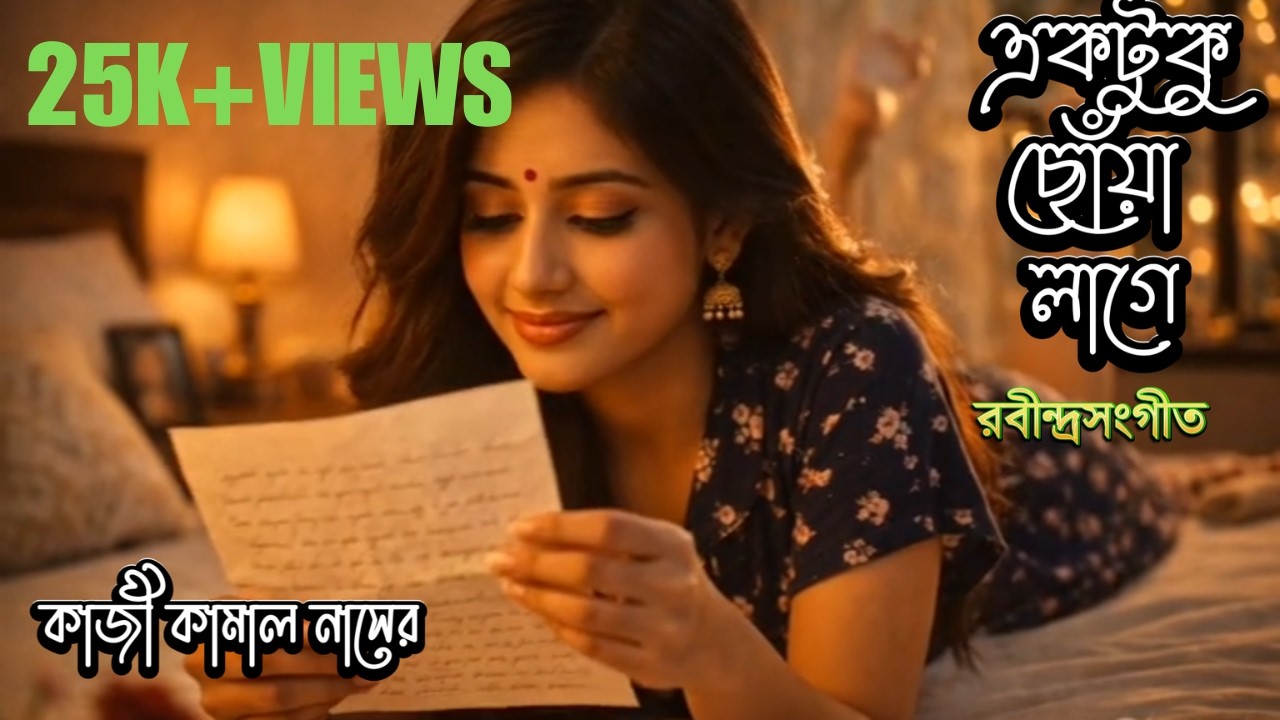একটুকু ছোঁয়া লাগে I রবীন্দ্রসংগীত। কাজী কামাল নাসের। EKTUKU CHHNOA LAGE #rabindrasangeet
