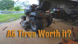 Are AG, Tractor Tires, worth it. Will they ruin my yard?