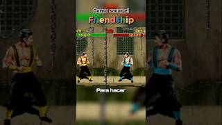 Como se hace el Friendship de Shang Tsung en Mortal Kombat 2