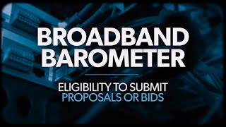 Eligibility to Submit Proposals or Bids | BROADBAND BAROMETER by American Enterprise Institute 22 views 6 months ago 1 minute, 1 second