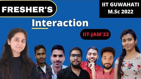 IIT GUWAHATI Freshers Interaction || #iitjam || Ram Rajput