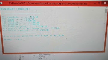 Proyecto menu de un restaurante